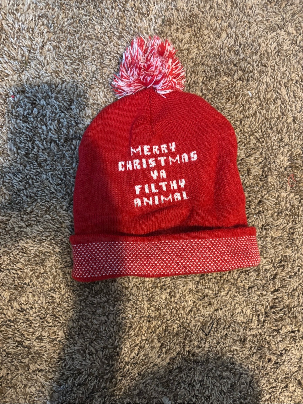 Home alone beanie - Merry Christmas Ya Filthy Animal